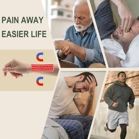 Copper Magnetic Bracelet Unisex Adjustable Hypoallergenic Gift Box - Picture 3 of 7